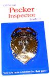 Bachelorette Party Penis Inspector Badge 
